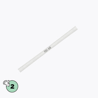 Individually wrapped PLA straw