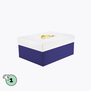 Rectangular hatbox - base and lid