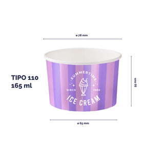Paper ice cream cups
