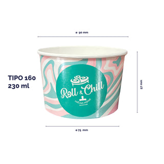 Paper ice cream cups