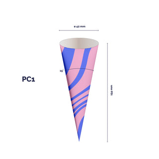 Paper ice cream cone cover 
