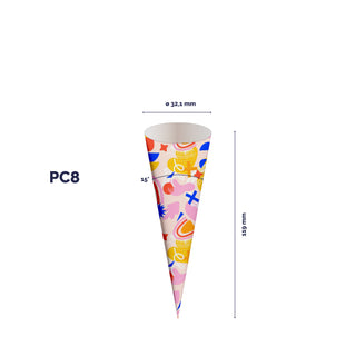 Paper ice cream cone cover 