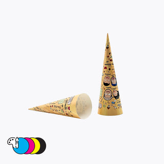 Paper ice cream cone cover 