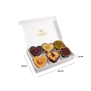 Scatola e-commerce cookies con divisori