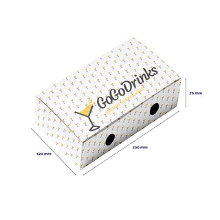 Fried food holder with anti-condensation holes