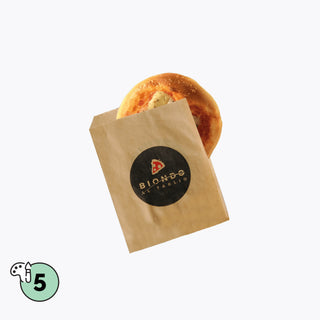 Greaseproof bag with side opening 