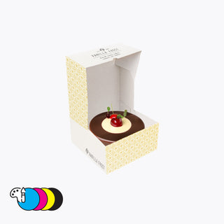 Box with folded corners