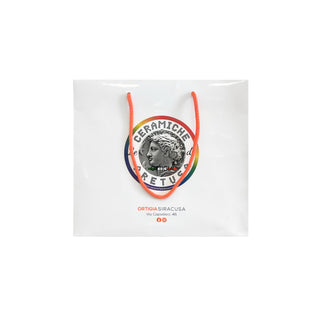 Shopper in carta con manici in corda