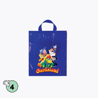Shopper in plastica manici fettuccia soft loop