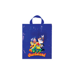 Shopper in plastica manici fettuccia soft loop