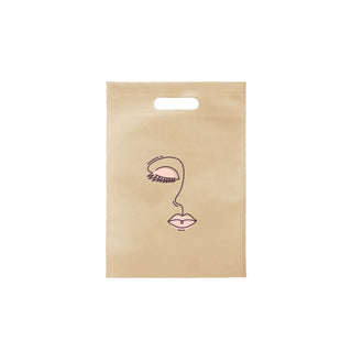 Shopper in TNT manico a fagiolo