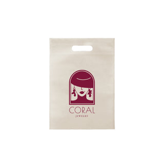 Shopper in TNT manico a fagiolo