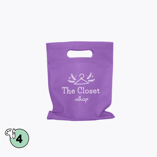 Shopper in TNT manico a fagiolo